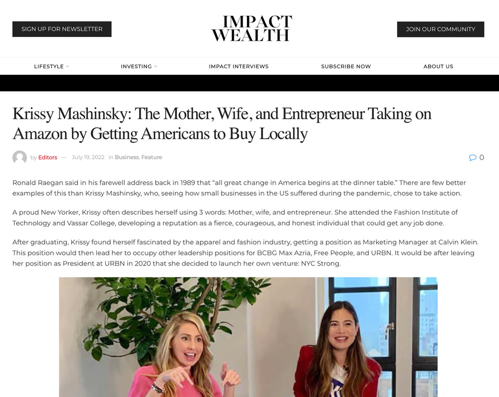 Krissy Mashinsky: The Mother, Wife, and Entrepreneur Taking on Amazon by Getting Americans to Buy Locally