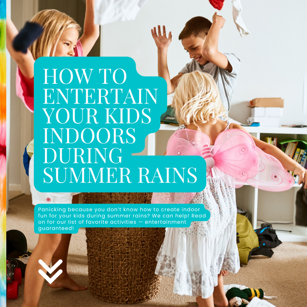How to Entertain Your Kids Indoors During Summer Rains