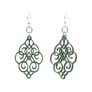 
                  
                    Load image into Gallery viewer, Arabesque Scroll Earrings #1618
                  
                