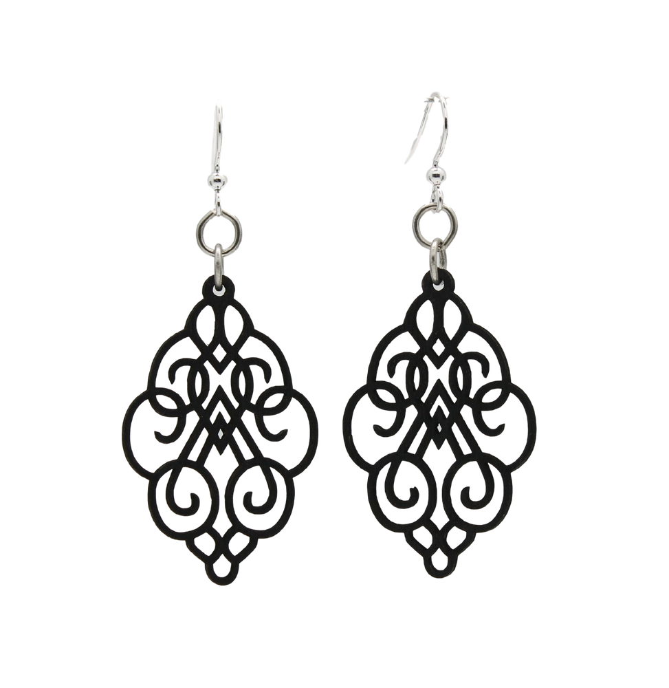 Arabesque Scroll Earrings #1618