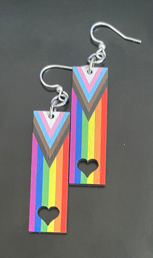 
                  
                    Load image into Gallery viewer, Inclusive Pride Earrings #1668
                  
                