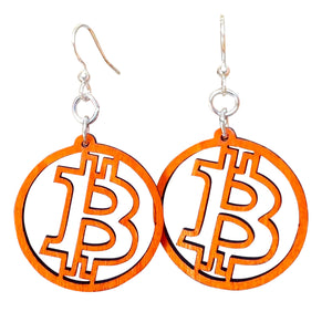 
                  
                    Load image into Gallery viewer, Bitcoin Earrings # 1720
                  
                