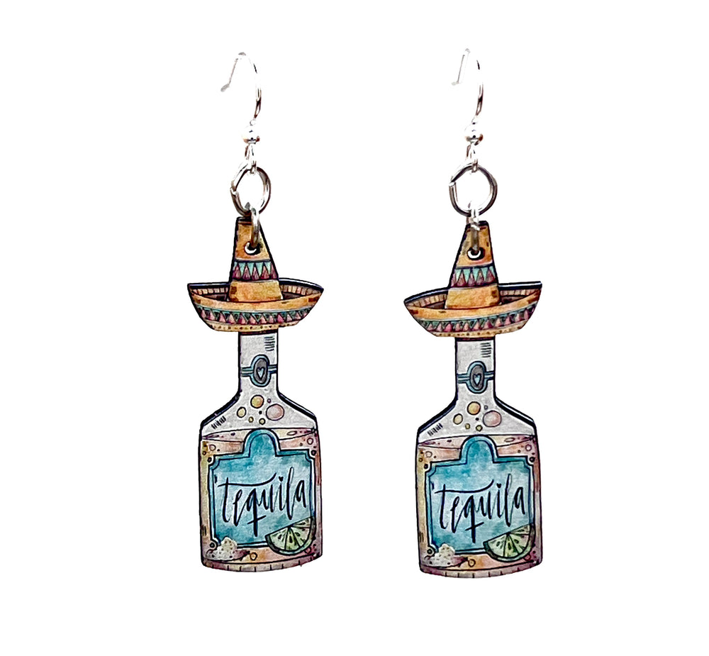 Tequila Sombrero Earrings #1724