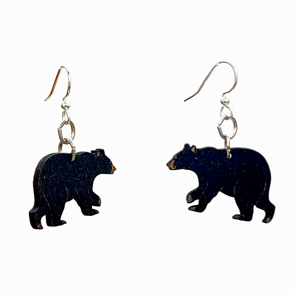 Black Bear Earrings #1734