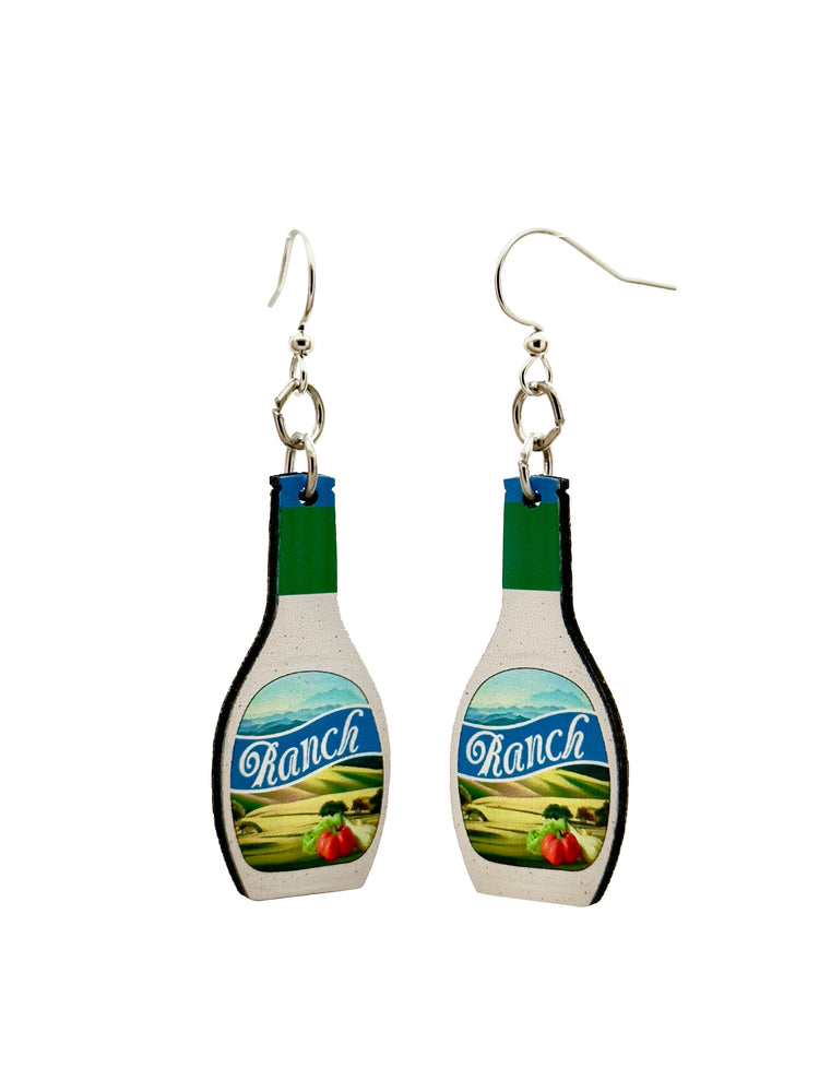 Ranch Dressing Earrings #1748