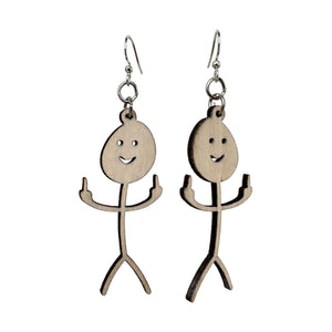 
                  
                    Load image into Gallery viewer, Flippin Stick Man Earrings # 1793
                  
                