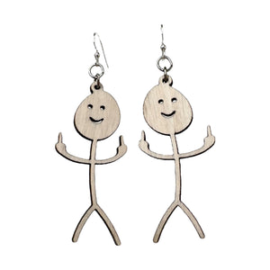 
                  
                    Load image into Gallery viewer, Flippin Stick Man Earrings # 1793
                  
                