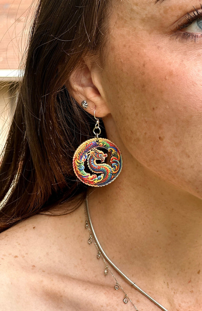 
                  
                    Load image into Gallery viewer, Year of the Dragon Earrings #1796
                  
                