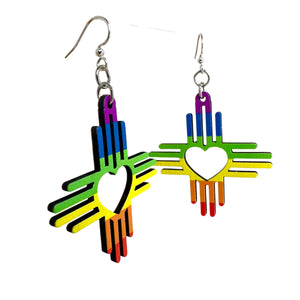 
                  
                    Load image into Gallery viewer, Zia Pride Earrings #1797
                  
                