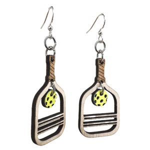 
                  
                    Load image into Gallery viewer, Pickle Ball Earrings #1799
                  
                