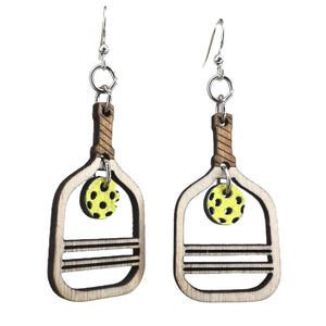 
                  
                    Load image into Gallery viewer, Pickle Ball Earrings #1799
                  
                