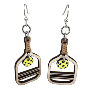 
                  
                    Load image into Gallery viewer, Pickle Ball Earrings #1799
                  
                