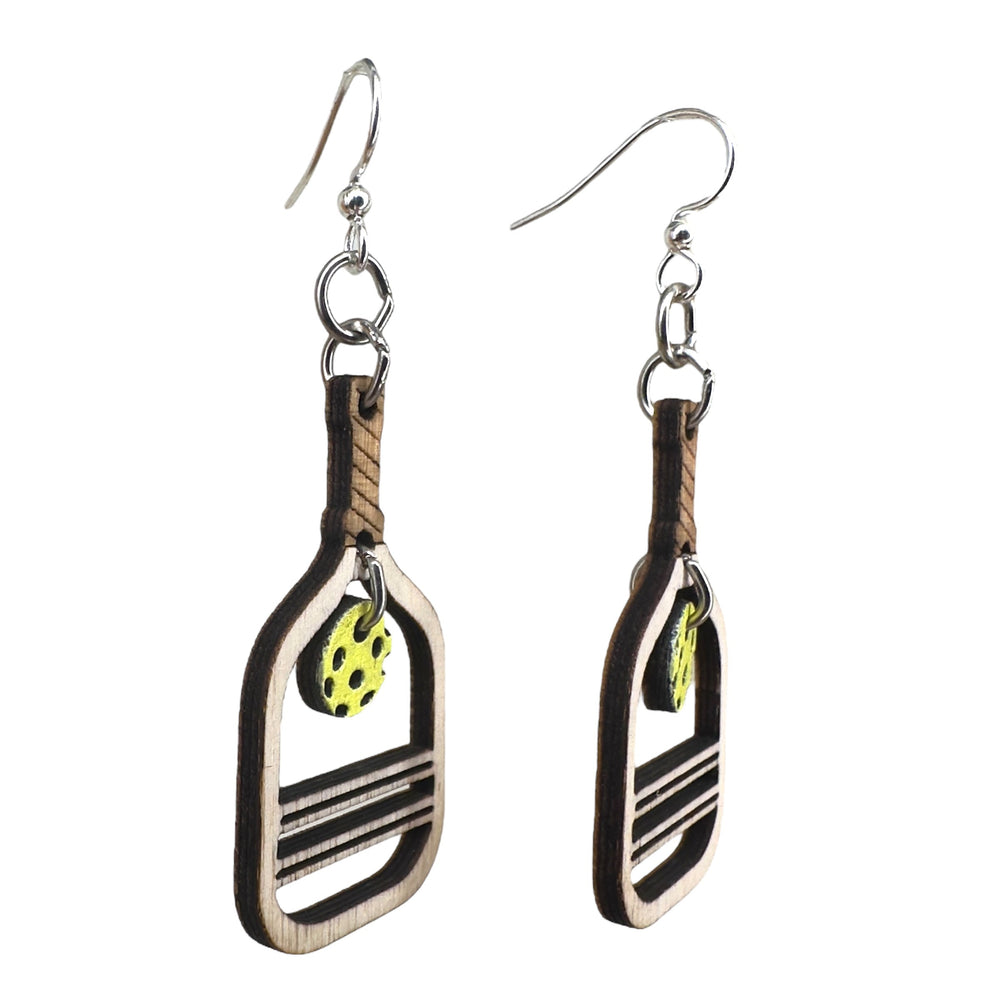 
                  
                    Load image into Gallery viewer, Pickle Ball Earrings #1799
                  
                