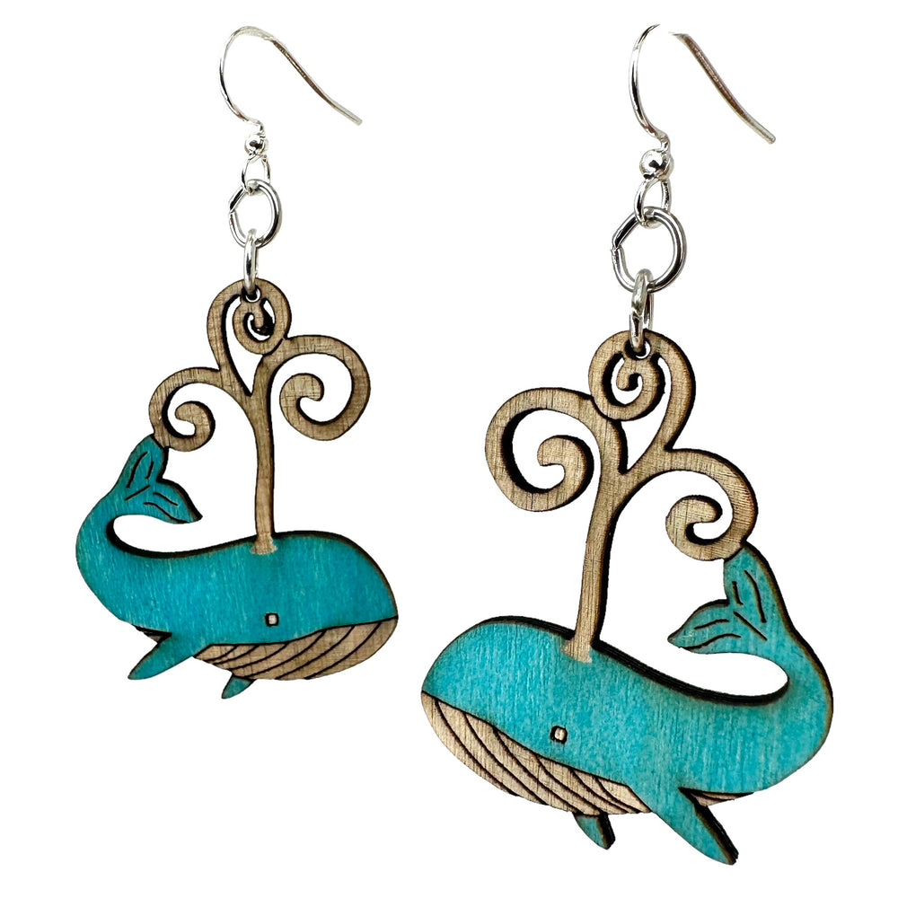 
                  
                    Load image into Gallery viewer, Whale Earrings #1809
                  
                