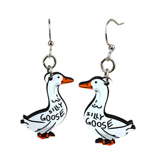 
                  
                    Load image into Gallery viewer, Silly Goose Earrings #1825
                  
                