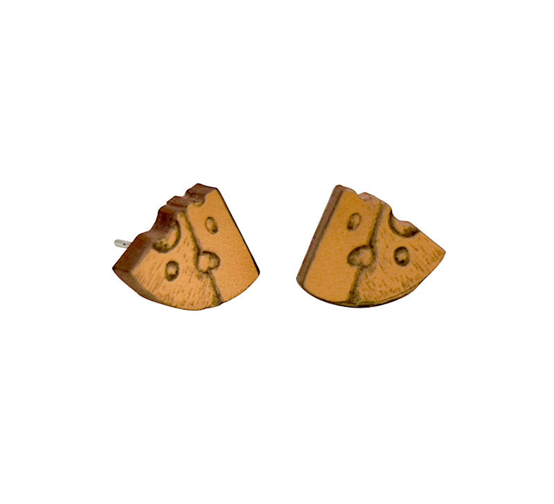 Cheese Stud Earrings #3057