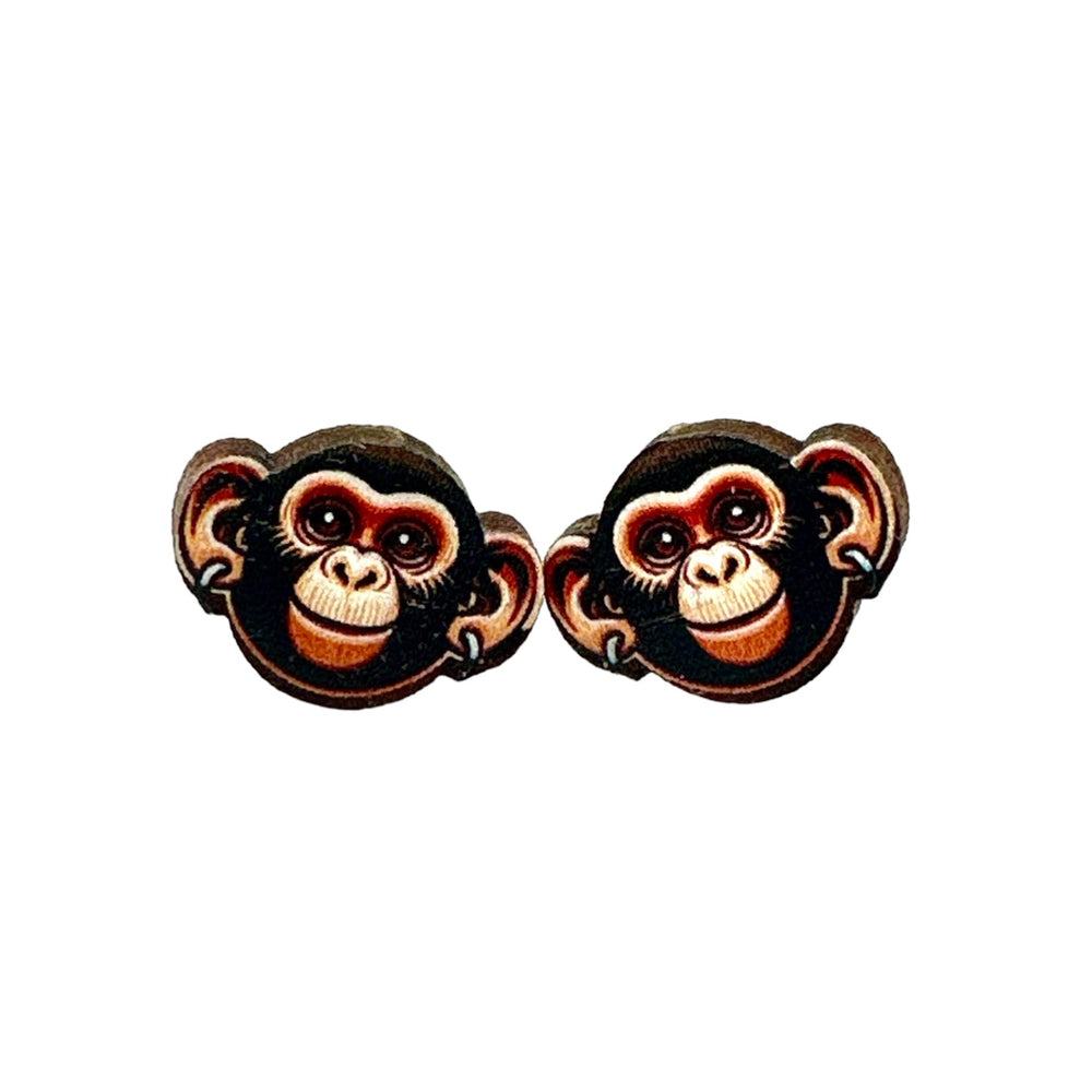 Monkey Stud Earrings #3125