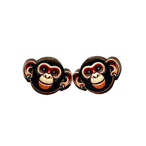 
                  
                    Load image into Gallery viewer, Monkey Stud Earrings #3125
                  
                