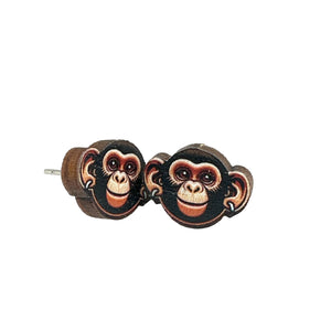 
                  
                    Load image into Gallery viewer, Monkey Stud Earrings #3125
                  
                