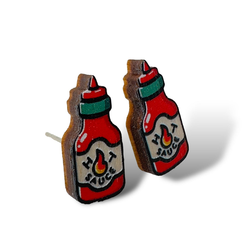 
                  
                    Load image into Gallery viewer, Hot Sauce Stud Earrings #3126
                  
                