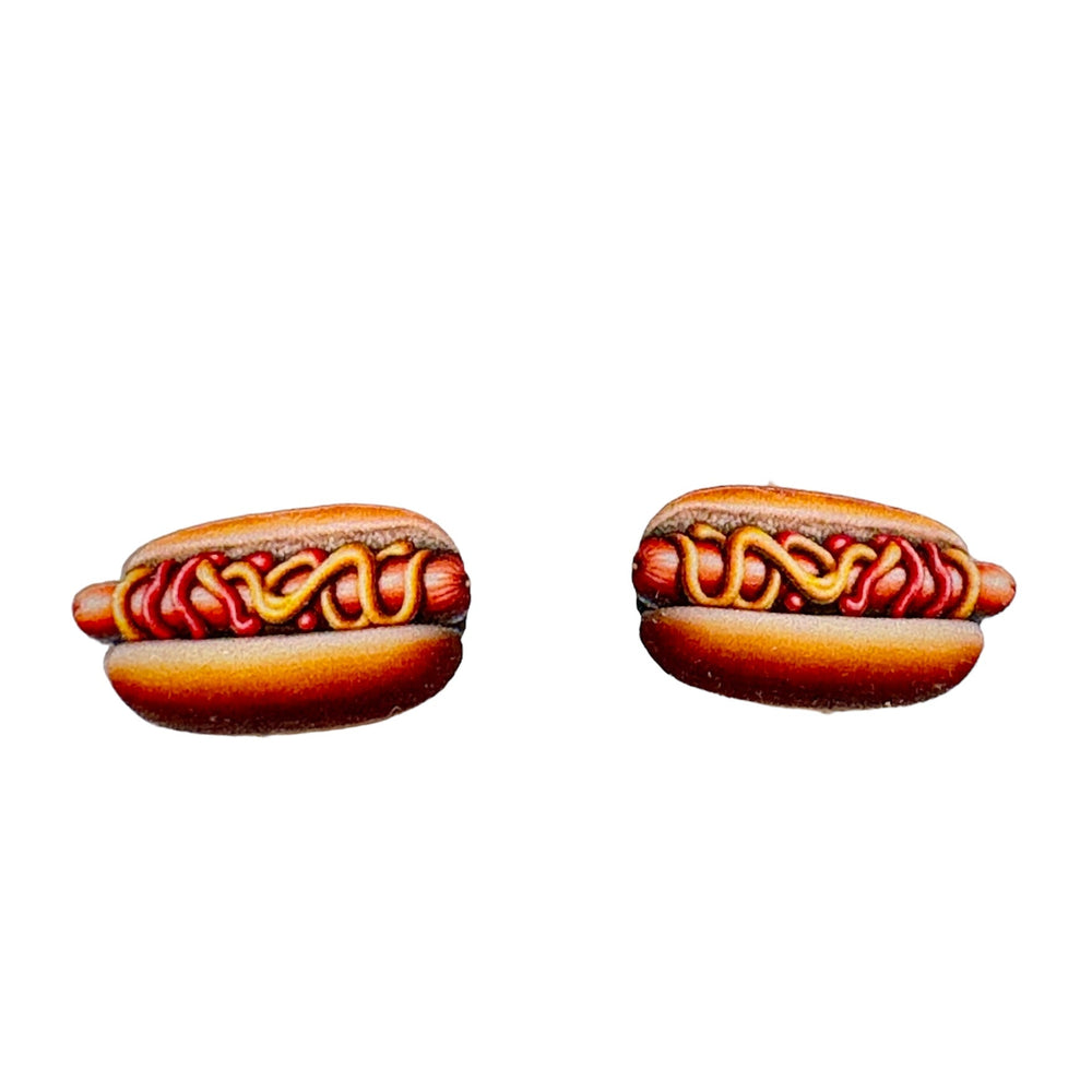 
                  
                    Load image into Gallery viewer, Hot Dog Stud Earrings #3129
                  
                