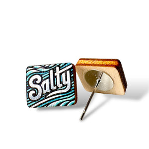 
                  
                    Load image into Gallery viewer, Salty Stud Earrings #3130
                  
                