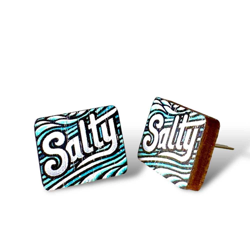 
                  
                    Load image into Gallery viewer, Salty Stud Earrings #3130
                  
                