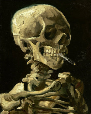 
                  
                    Load image into Gallery viewer, Van Gogh Skull of a Skeleton with Burning Cigarette Puzzle - 48PCS - #6409
                  
                