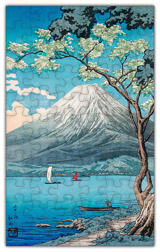 
                  
                    Load image into Gallery viewer, Mount Fuji from Lake Yamanaka Puzzle - 66PCS - #6506
                  
                