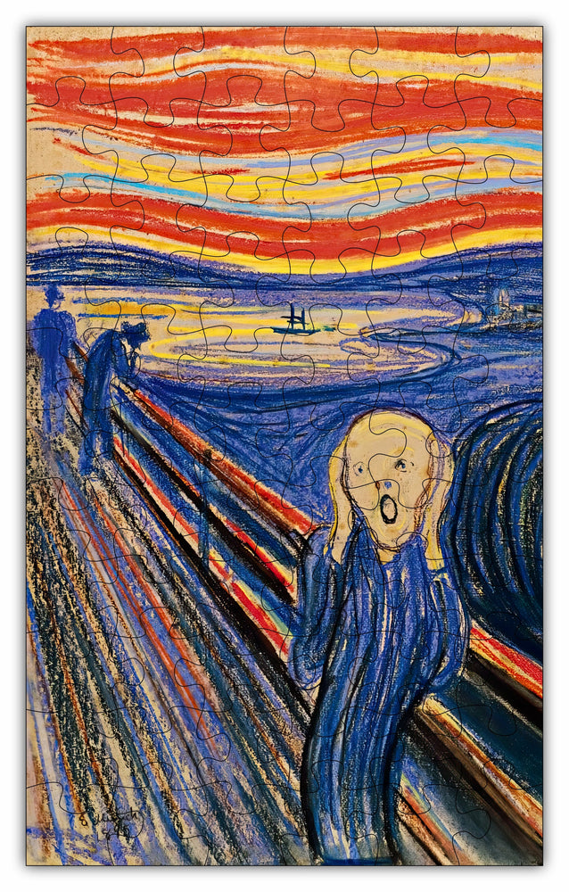 
                  
                    Load image into Gallery viewer, The Scream (1895) by Edvard Munch Puzzle - 66PCS - #6509
                  
                