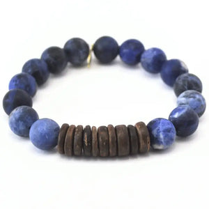 
                  
                    Load image into Gallery viewer, Matte Sodalite Bracelet
                  
                