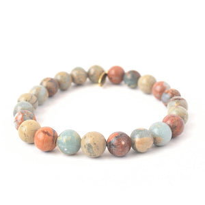 
                  
                    Load image into Gallery viewer, Jasper Crystal Bracelet | Sandalwood Essential Oil Diffuser | Triangle Collection
                  
                