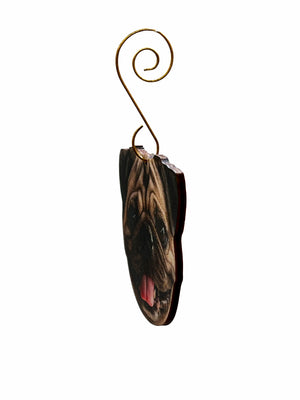 
                  
                    Load image into Gallery viewer, Pug Ornament #9858
                  
                