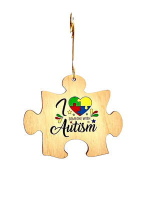 
                  
                    Load image into Gallery viewer, I Love Someone With Autism Ornament #9868
                  
                
