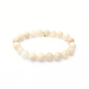 
                  
                    Load image into Gallery viewer, Cream Moonstone Crystal Bracelet | Faceted
                  
                