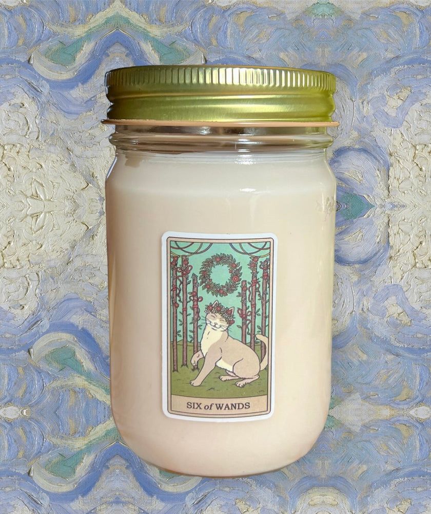 
                  
                    Load image into Gallery viewer, Japanese Cherry Blossom Scent Tarot Candle
                  
                