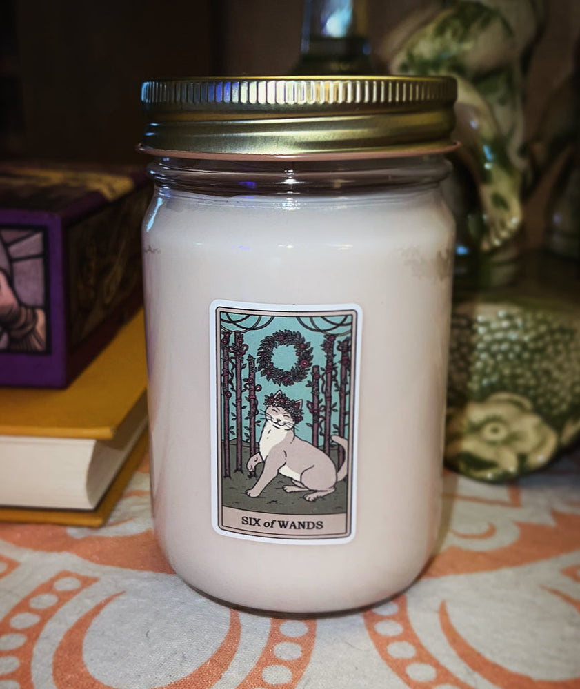 
                  
                    Load image into Gallery viewer, Japanese Cherry Blossom Scent Tarot Candle
                  
                