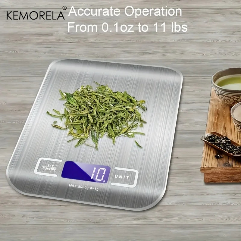 
                  
                    Load image into Gallery viewer, Stainless Steel Electric Kitchen Scale
                  
                