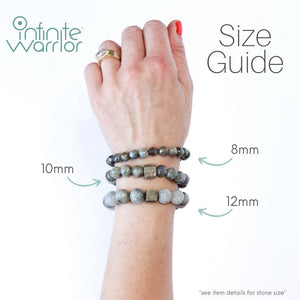 
                  
                    Load image into Gallery viewer, Agate Crystal Bracelet | Moss + Pyrite
                  
                