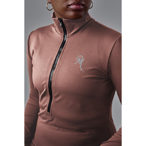 
                  
                    Load image into Gallery viewer, Women&amp;#39;s Power Hold ½ Zip Shirt
                  
                