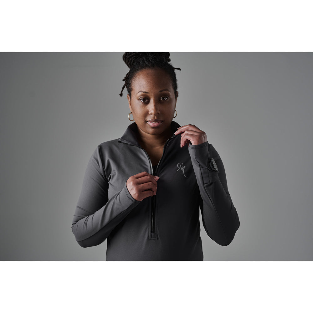 
                  
                    Load image into Gallery viewer, Women&amp;#39;s Power Hold ½ Zip Shirt
                  
                