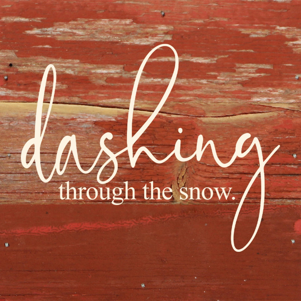 Dashing through the snow. / 6