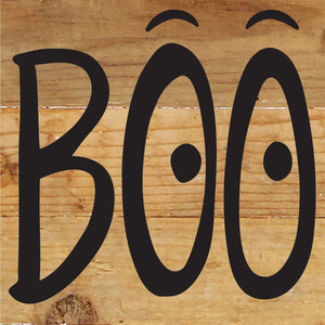 
                  
                    Load image into Gallery viewer, Boo / 6x6 Reclaimed Wood Sign
                  
                