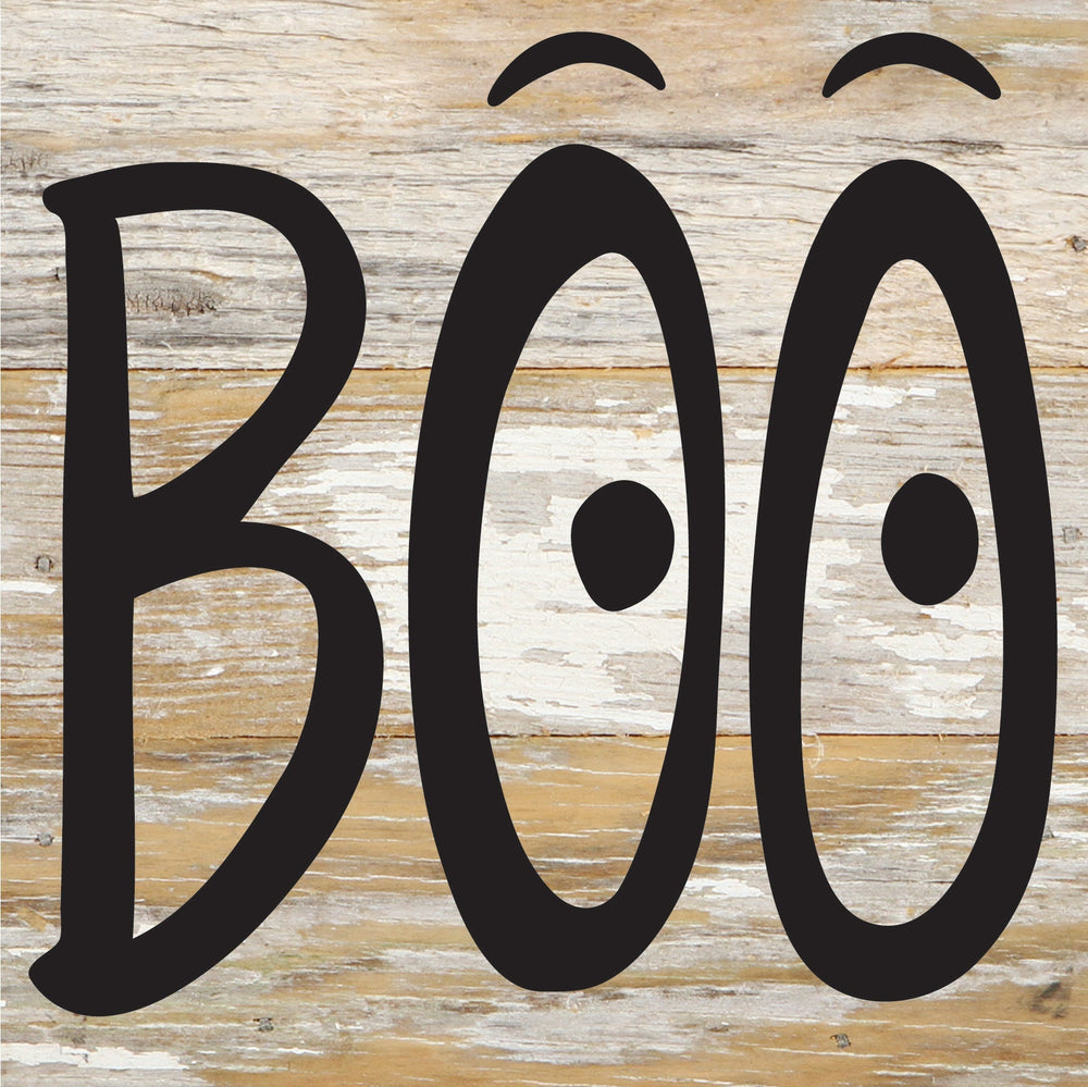 
                  
                    Load image into Gallery viewer, Boo / 6x6 Reclaimed Wood Sign
                  
                