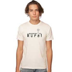 
                  
                    Load image into Gallery viewer, Keepin it rural men&amp;#39;s tee NATURAL
                  
                