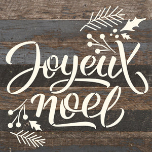 
                  
                    Load image into Gallery viewer, Joyeux Noel / 10x10 Reclaimed Wood Wall Decor
                  
                