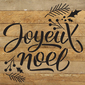 
                  
                    Load image into Gallery viewer, Joyeux Noel / 10x10 Reclaimed Wood Wall Decor
                  
                