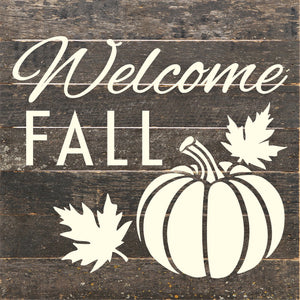 
                  
                    Load image into Gallery viewer, Welcome Fall / 10x10 Reclaimed Wood Sign
                  
                