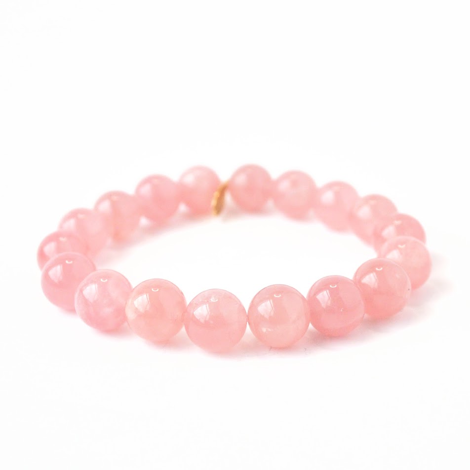 Rose Quartz Crystal Bracelet | Pink