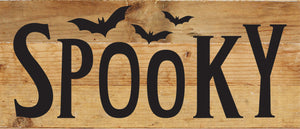
                  
                    Load image into Gallery viewer, Spooky / 14x6 Reclaimed Wood Sign
                  
                